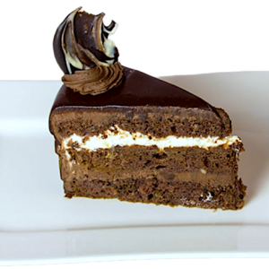 Felie de Tort Alb Negru